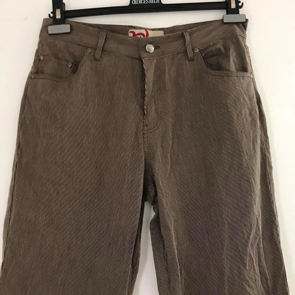 Brown and tan striped pants - Picture 2 of 4